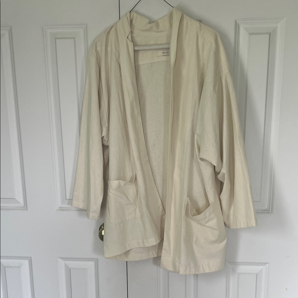 Na Nin Raw Silk Blazer